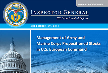 Management of Army and Marine Corps Prepositioned Stocks in U.S. European Command