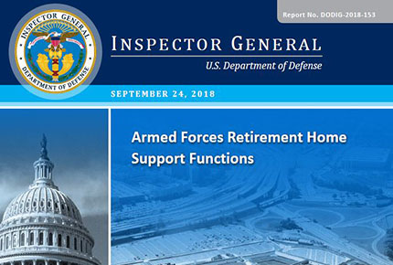 Armed Forces Retirement Home Support Functions